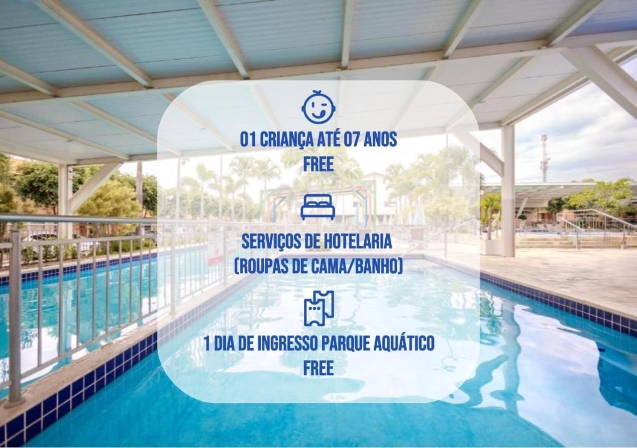 Diroma Fiori Hotel - Bvtur Caldas Novas Exteriör bild